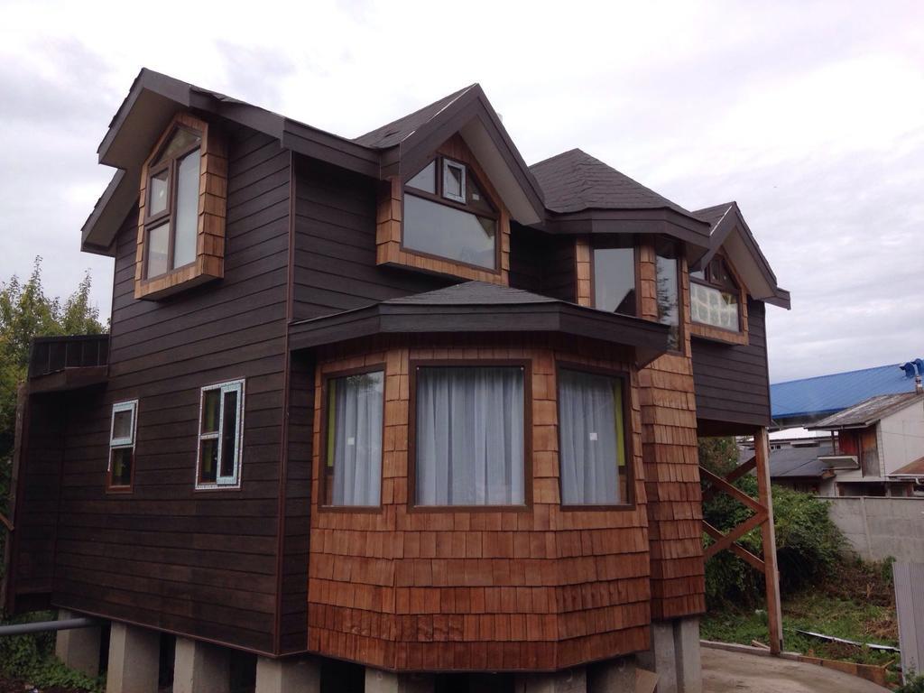 Cabanas Estacion Del Lago Puerto Varas Exteriör bild